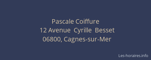 Pascale Coiffure