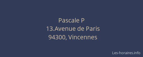 Pascale P