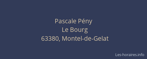Pascale Pény