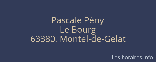 Pascale Pény