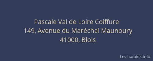 Pascale Val de Loire Coiffure