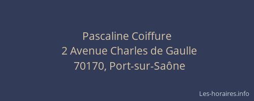 Pascaline Coiffure