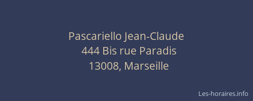 Pascariello Jean-Claude