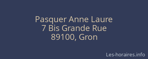 Pasquer Anne Laure