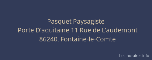 Pasquet Paysagiste
