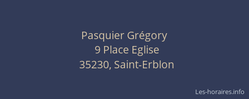 Pasquier Grégory