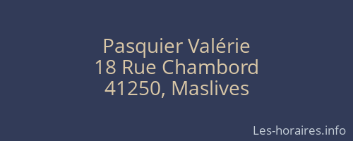 Pasquier Valérie