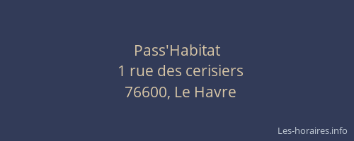 Pass'Habitat