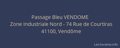 Passage Bleu VENDOME