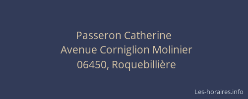 Passeron Catherine