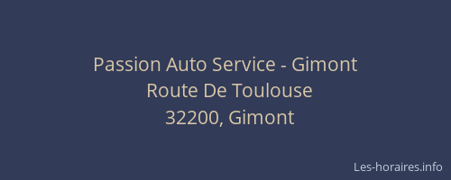 Passion Auto Service - Gimont