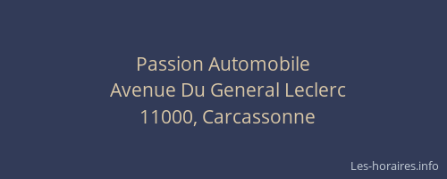 Passion Automobile