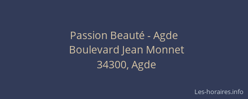 Passion Beauté - Agde