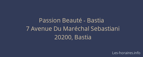 Passion Beauté - Bastia
