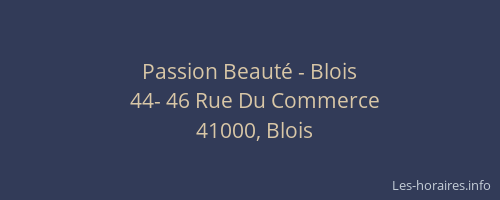Passion Beauté - Blois