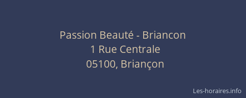 Passion Beauté - Briancon