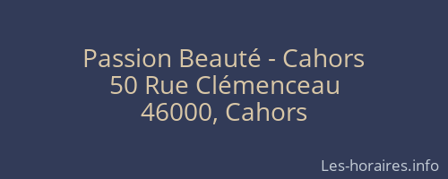 Passion Beauté - Cahors