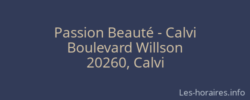 Passion Beauté - Calvi
