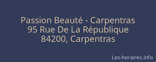 Passion Beauté - Carpentras