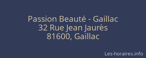 Passion Beauté - Gaillac