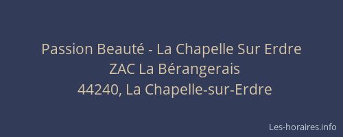 Passion Beauté - La Chapelle Sur Erdre