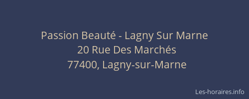 Passion Beauté - Lagny Sur Marne