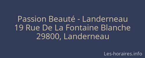 Passion Beauté - Landerneau