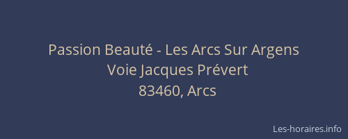 Passion Beauté - Les Arcs Sur Argens