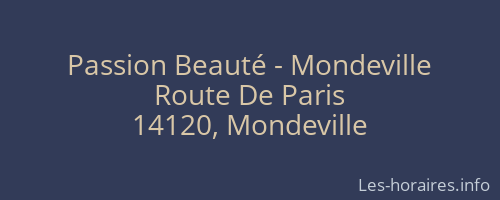 Passion Beauté - Mondeville