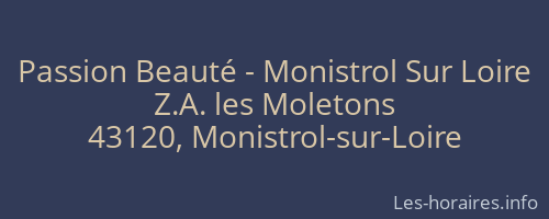 Passion Beauté - Monistrol Sur Loire