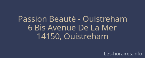 Passion Beauté - Ouistreham