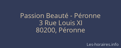 Passion Beauté - Péronne