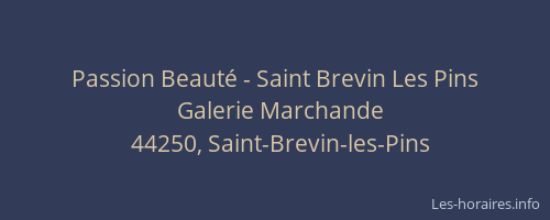 Passion Beauté - Saint Brevin Les Pins