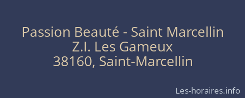 Passion Beauté - Saint Marcellin