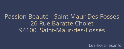 Passion Beauté - Saint Maur Des Fosses