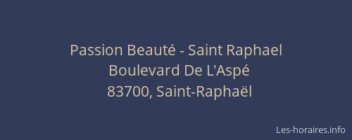 Passion Beauté - Saint Raphael