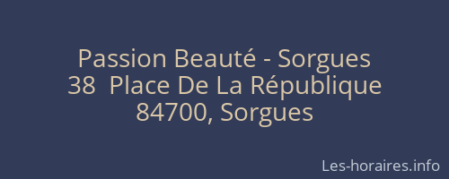 Passion Beauté - Sorgues