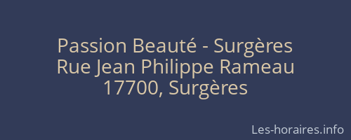 Passion Beauté - Surgères