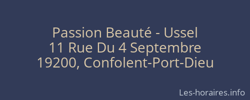 Passion Beauté - Ussel