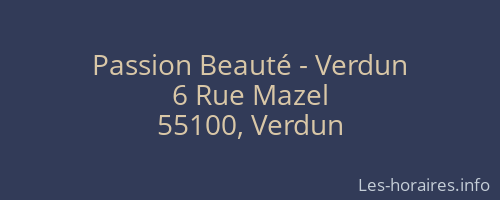 Passion Beauté - Verdun