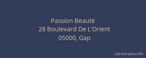Passion Beauté