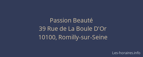 Passion Beauté