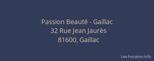 Passion Beauté - Gaillac