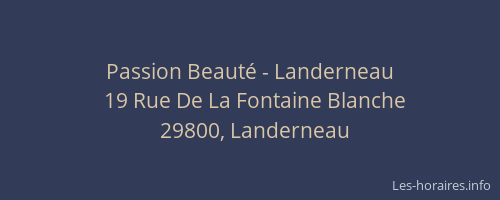 Passion Beauté - Landerneau