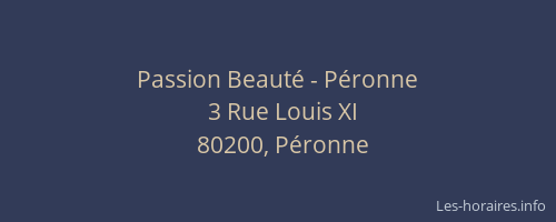 Passion Beauté - Péronne