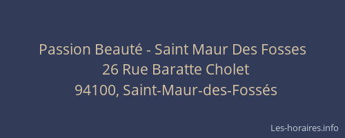 Passion Beauté - Saint Maur Des Fosses