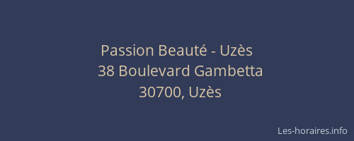 Passion Beauté - Uzès