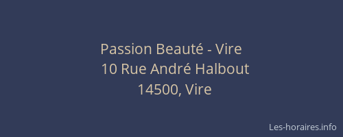 Passion Beauté - Vire