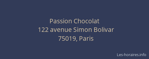 Passion Chocolat