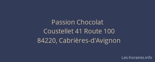 Passion Chocolat